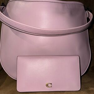 Coach Ice Purple Large Slim Wallet